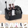 CTSEV-AP-153_3 Ayswupt Electric Toothbrush Holders for Bathrooms,Black Tooth Brushing Holder,Toothpaste Organizer with Dividers,Bathroom Countertop Accessories Storage,Toothbrush Stand for Vanity Office Sink