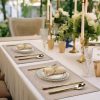 SLKQG Faux Linen Placemats Set of 4, Heat Resistant Washable Double Layer Cloth Place Mats for Dining Table, Wrinkle Resistant Linen Textured Farmhouse Kitchen Decor (4, Natural Linen)
