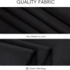 8 Pack Black Tablecloth 60 x 102 Inch Polyester Table Cloth for 6 Foot Rectangle Tables, Wrinkle Resistant Washable Decorative Fabric Table Covers for Wedding Party Banquet Buffet and Camping