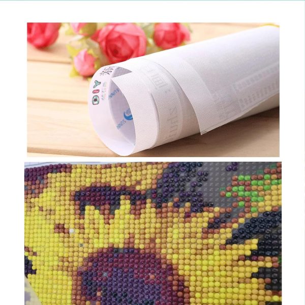 CTTG171CT_4 MOMDEDP Rose Diamond Painting Kits for Adults,Rose Flower Diamond Art Kits for Beginners,Roses Gem Art Kits for Adults for Home Wall Decor 16x12inch Floral