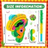 Lewtemi Cactus Piñata with Mini Sombrero Party Hats Mexican Fiesta Decorations Set with Piñata Stick Blindfold and Confetti for Cinco De Mayo Taco Birthday Party 16.1 x 13 x 3 Inch