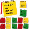 12 Pcs Classroom Teacher Must Haves, Behavior Management Tools | I Need Help Mini Flip Chart Incentives for Kids Self Assessment Cards for Elementary School Educational Learning Activities