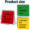 12 Pcs Classroom Teacher Must Haves, Behavior Management Tools | I Need Help Mini Flip Chart Incentives for Kids Self Assessment Cards for Elementary School Educational Learning Activities