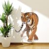 wondever Walking Tiger Wall Stickers Jungle Animals Tiger Peel and Stick Wall Art Decals for Living Room Bedroom Kids Room Playroom | Peel and Stick, Removable, Wall Art Decals, Wall Decoration, Kids Room, Bedroom Baby Nursery Playroom Decor