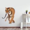 wondever Walking Tiger Wall Stickers Jungle Animals Tiger Peel and Stick Wall Art Decals for Living Room Bedroom Kids Room Playroom | Peel and Stick, Removable, Wall Art Decals, Wall Decoration, Kids Room, Bedroom Baby Nursery Playroom Decor