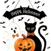 Halloween Decorations Wooden Hanging Welcome Sign for Front Door | Home Wall Decor,Cute Ghost,Black Cat,Pumpkin,Durable Fall Wreaths,for Horror Party,IdealGift