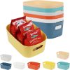 WF0522MAX_1 ZEXALOR 7PCS Drawer Organizer Bins, Small Plastic Storage Bins Storage Containers for Snack Makeup Kitchen Pantry Bathroom Cabinet Organization and Storage Bin Organizing Boxes