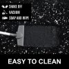 WF0756MAX_4 LOCHAS Area Rugs Fluffy Living Room Carpets for Kids Bedroom 4x5.3, Black | Ultra Soft Indoor Modern Shaggy Rug for Dorm Nursery Boys Girls Home Decor