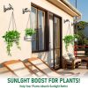 2-Pack Hanging Planters for Indoor Plants - Heavy Duty Metal Plant Hanger Indoor with 3 Chains and Hooks – Aesthetic Hanging Plant Holder for an Instant Gardening Decor