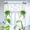 2-Pack Hanging Planters for Indoor Plants - Heavy Duty Metal Plant Hanger Indoor with 3 Chains and Hooks – Aesthetic Hanging Plant Holder for an Instant Gardening Decor