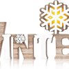 WF10252MAX_1 Geetery White Winter LED Wooden Sign Rustic Wooden Word Sign for Table Home