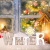WF10252MAX_4 Geetery White Winter LED Wooden Sign Rustic Wooden Word Sign for Table Home