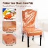 WF10677MAX_3 Dining Chair Covers, Waterproof Chair Covers - 6 Pack Clear Plastic Seat Chair Protector for Kitchen Keep Your Chair Away from Water Dust Stain and Pet Claws W/21 x D/18 Fits 16-23" (6)