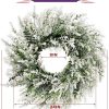 WF10681MAX_2 26'' Large Lavender & Eucalyptus Wreath for Front Door | Artificial Eucalyptus Leaves Greenery Outdoor Wreath for Wedding Farmhouse Porch Wall Room Home Decor (White)