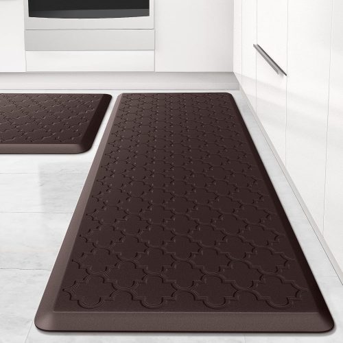 Kitchen Mat 2 PCS Cushioned Anti-Fatigue Floor Mat Standing Mat for Kitchen