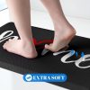 Kitchen Mat Cushioned Anti-Fatigue Rug Non-Slip Ergonomic Comfort Mat | Stain Resistant Kitchen Rugs for Floor, Office, Sink, Laundry, 17.3"x 28" Black