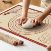 WF11663MAX_1 DANIA & DEAN 26"x16" Extra Thick Silicone Baking Mat for Pastry and Bread | Non-Slip & Non-Stick Mat with Measurements, for Pizza, Pie Crust, Dough Rolling, Pasta & Sourdough, Reusable Counter Sheet