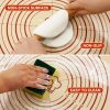 WF11663MAX_4 DANIA & DEAN 26"x16" Extra Thick Silicone Baking Mat for Pastry and Bread | Non-Slip & Non-Stick Mat with Measurements, for Pizza, Pie Crust, Dough Rolling, Pasta & Sourdough, Reusable Counter Sheet