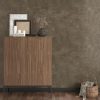 WF12338MAX_2 Dark Brown Concrete Contact Paper Peel and Stick Metallic Industrial Concrete Wallpaper for Bedroom Renter Friendly Textured Cement Look Wallpaper for Living Room Accent Walls 15.8" x 80"
