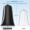 Coomee Heavy Duty Laundry Bag, 2 Pack XL Nylon Laundry Bags with Straps | Extra Large Laundry Bags, Drawstring Closure, Washable Large Dirty Clothes Organizer, Travel Bag Fits a Laundry Hamper
