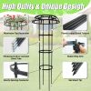 Quibbay 65 Inch Mushroom Top Garden Trellis for Climbing Plants, 1 Pack