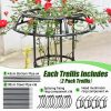 Quibbay 65 Inch Mushroom Top Garden Trellis for Climbing Plants, 1 Pack