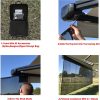 WF12767MAX_3 RV Awning Mesh Sun Shade Screen for Motorhome Camper Trailer Sunshade | Fit 13' Awning, Premium Breathable Sunscreen, UV Blocker, Easy Install Kits, No Zipper, 3 Year Warranty, 8'X12'3'' Black