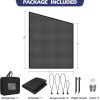 WF12781MAX_3 NAIMORUI RV Awning Side Shade, 9'X7' RV Awning Side Shade Screen, Camper Sunshade Complete Kits Motorhome Trailer UV Blocker, Black