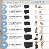 WF2536MAX_2 Explore Land Dog Crate Cover Heavy Duty Polyester Pet Kennel Sunshade Universal Fit for 24 inches Wire Cage (Black)