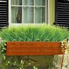WF3036MAX_3 Uieke 12 Bundles Artificial Grass Plants Outdoor UV Resistant Fake Grass Plants No Fade Faux Plastic Plants for Outside Garden Window Box Planter Decor (Green)