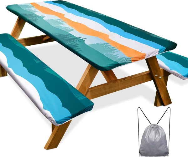 Play Tailor Picnic Table Cover Bench Covers Camping Essentials Tablecloth
