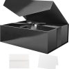 WF4119MAX_1 HAPPY POTATO Large Black Gift Box with Magnetic Lid 11.5x8.1x3.8 Inches