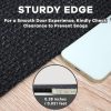 Woven Runner Rug 3x10 Ft Washable Runners for Hallways Long Non Slip Rubber Backed Kitchen Runner Braided Indoor Floor Carpet Runners for Entryway, Hallway, Kitchen, Black/Grey