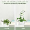 WF4262MAX_4 Wellsign 16inch Small Indoor Plant Trellis for Climbing Plants Outdoor | 4PK Black Garden Metal Trellis for Potted Plants with Different Patterns for Vine Ivy Flower Plant Support
