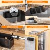 2-in-1 Dish Wand Holder & Sponge Holder for Kitchen Sink Hanging,With Adhesive,Rust Proof Scrub Brush,Scrubber,Dish Sponge,Spinge Holder,In Sink Organizer & Basket Accessories & Essentials,Plastic