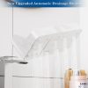WF5301MAX_4 Marble Bathroom Countertop Organizer - Silicone Bathroom Vanity Countertop Organizer - Tooth Brush Organizer With 2PCS Qtip Holder Dispenser - Toothpaste Holder Drainage - Bathroom Essentials