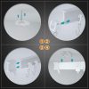3 Meters (9.8FT) Flexible Bendable Ceiling Curtain Track for Room Divider,Window Treatment,Bay,Shower,Trailer Motorhome,Hospital Curtain Track System-Easy Installation(White)
