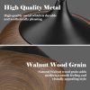 WF5945MAX_3 ELYONA Modern Bauhaus Pendant Light Walnut Wooden Pattern Dome Pendant Light Fixture Matte Black Metal Gold Inner Adjustable Hanging Lighting for Kitchen Island Dining Room Office Hallway Bedroom