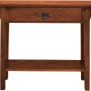 WF7184MAX_1 Leick Home Mission Console Table, 30", Russet | Freestanding, Traditional, Wood, Furniture, 9057-RS
