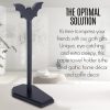 Bat Paper Towel Holder - Halloween Decor for Kitchen and Bathroom - Gothic Home Decor for Oddities and Curiosities - Goth Accessories for Countertop Stand - Witchy Gifts for Women
