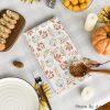 Artoid Mode Orange Leaves Fall Kitchen Towels Set of 2 18x26 Inch
