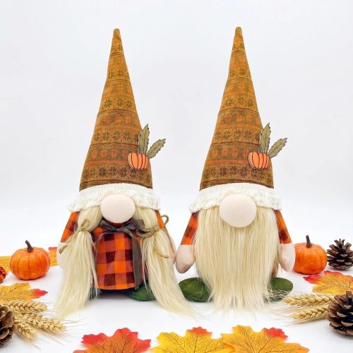 WF7996MAX_1 Lovinland Fall Decorations for Home - Pumpkin Gnomes Decor for Thanksgiving | cute buffalo plaid autumn gnomes,rustic,cozy,scandinavian,havest decorations for indoor,office,fall thanksgiving gifts