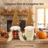 Lovinland Fall Decorations for Home - Pumpkin Gnomes Decor for Thanksgiving | cute buffalo plaid autumn gnomes,rustic,cozy,scandinavian,havest decorations for indoor,office,fall thanksgiving gifts