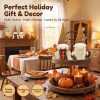 Lovinland Fall Decorations for Home - Pumpkin Gnomes Decor for Thanksgiving | cute buffalo plaid autumn gnomes,rustic,cozy,scandinavian,havest decorations for indoor,office,fall thanksgiving gifts