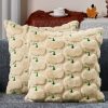 DFXSZ Fall Pillow Covers 18x18 Set of 2 Fall Decorations Autumn Beige Big Pumpkin Throw Pillow Cases Soft Plush Faux Fur Wool Couch Cushion Case for Chair Sofa Living Room Home Decor PTK044A18