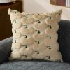 DFXSZ Fall Pillow Covers 18x18 Set of 2 Fall Decorations Autumn Beige Big Pumpkin Throw Pillow Cases Soft Plush Faux Fur Wool Couch Cushion Case for Chair Sofa Living Room Home Decor PTK044A18