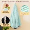 Fluffy Faux Fur Bean Bag Chair Cover(No Filler), Mint Green