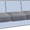 WF9790MAX_1 H.VERSAILTEX Stretch 3 Piece T Cushion Sofa Slipcovers Individually Sofa Cushion Covers for 3 Cushion Couch Sofa Seat Cushion Covers with Elastic Bands Featuring Thicker Jacquard Fabric, Dove
