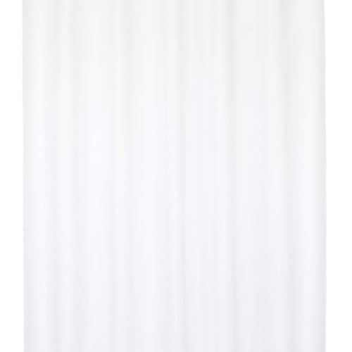 WFOOOO1038YRM_1 Barossa Design 72x80 Long Fabric Shower Curtain or Liner White