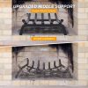 Fireplace Grate 14 Inch, Wood Stove Grate Solid Steel | 3/4" Bar, Heavy Duty Wrought Iron Firewood Log Holder Rack, Wood Burning Fireplace Accessories, Camping, Chimney, Hearth Tool